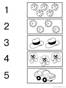17 - Задания по математике в картинках для детей 5-7 лет
