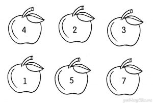 счет для малышей задания с картинками