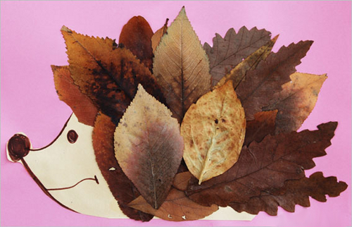 Поделки из осенних листьев