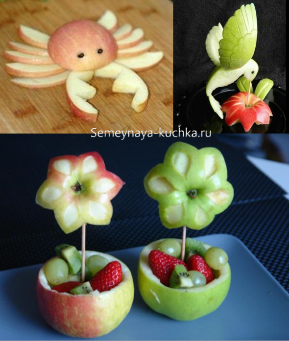 Простые поделки из овощей и фруктов. 50+ фото - 4my-kids