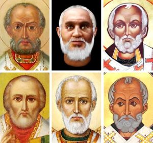 st nicholas face composite3a1 - Святой Никола или Санта: кого зовём на Рождество?
