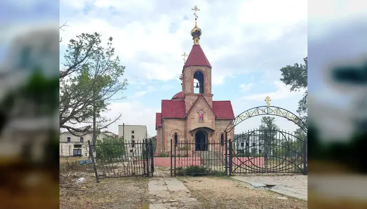 От обстрелов пострадал храм Почаевской иконы Божией Матери в Рубежном Луганской области
