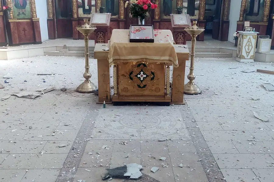 Ранен священник и пострадали два храма Горловской епархии УПЦ