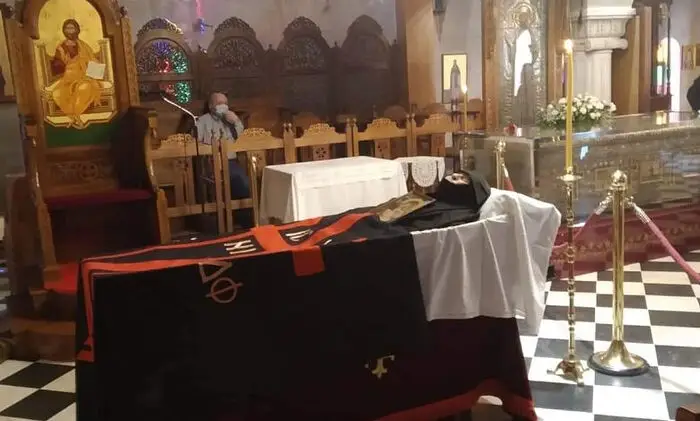 В Греции в момент кончины 103-летней геронтиссы Феодосии монастырь наполнился светом