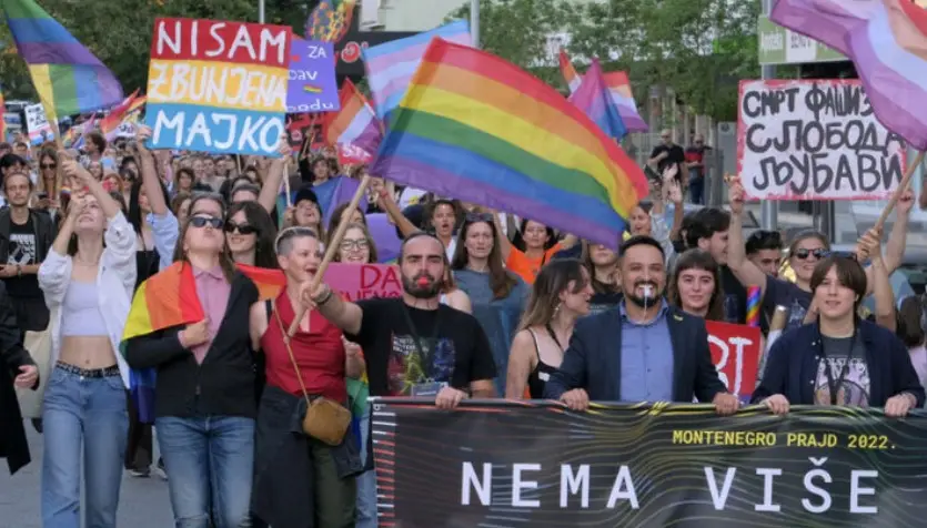 В Черногории, несмотря на протесты, прошел марш ЛГБТКИАП+