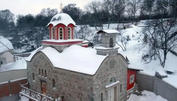 СБУ провела обыск в Зверинецком монастыре Украинской Православной Церкви