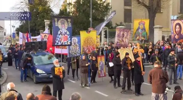Крестный ход за спасение Косово и Метохии состоялся в Белграде