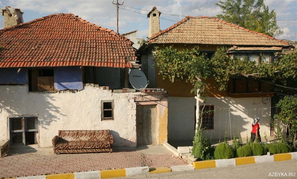 Домики турецкой деревеньки