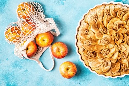 Постная шарлотка с яблоками , пошаговый рецепт на ккал, фото, ингредиенты - Едим Дома
