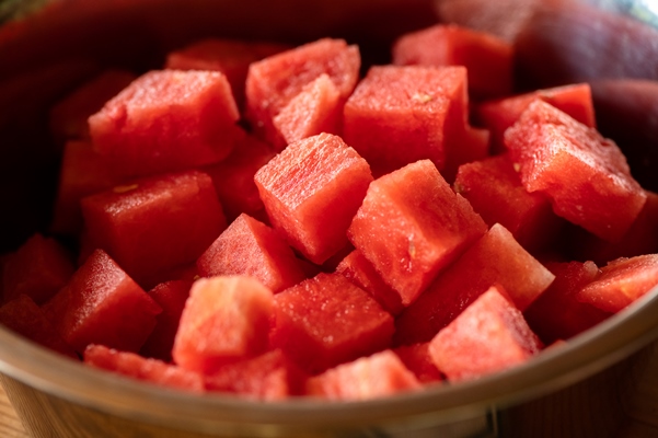 pieces of red watermelon full of vitamins detail of this vegetable - Маринованные арбузы