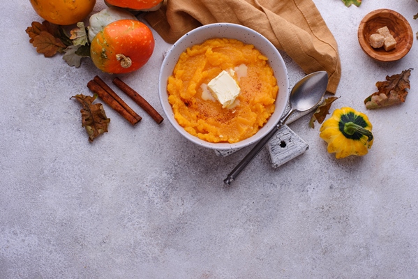 pumpkin porridge traditional autumn dish - Ароматные пряники из тыквы