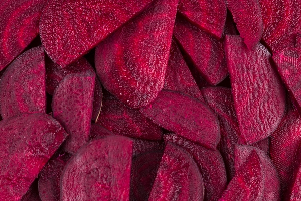 beetroot slices top view - Чечевица со свёклой, постный стол