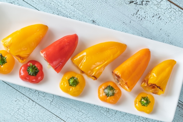stuffed mini sweet peppers - Фаршированные помидоры