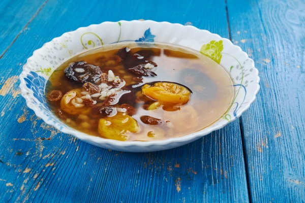 anushapur armenian sweet soup of dried fruits with rice - Суп фруктовый