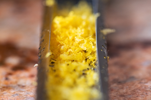 fresh lemon zest from zester macro photography selected focus - Коломенский квас