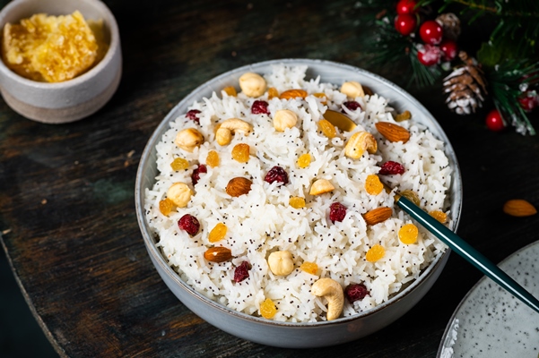 Праздничная рисовая кутья — рецепт с фото пошагово