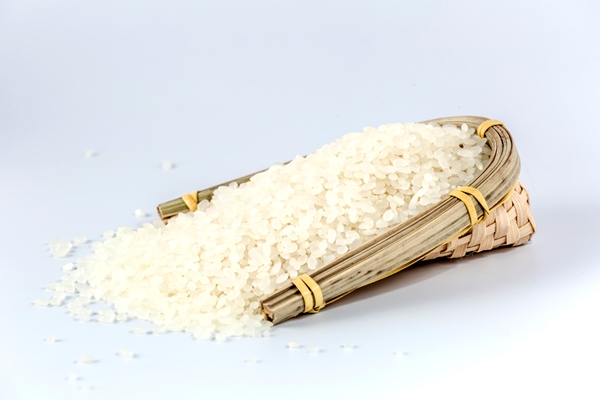 rice on white background - Ушник грибной, постный