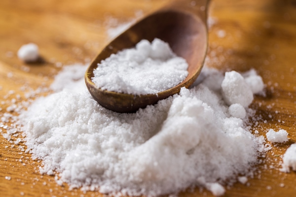 spoon and heap of salt on the table 7 - Замороженные подосиновики