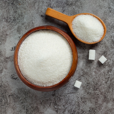 world diabetes day sugar in wooden bowl on dark background - Маринованные лисички