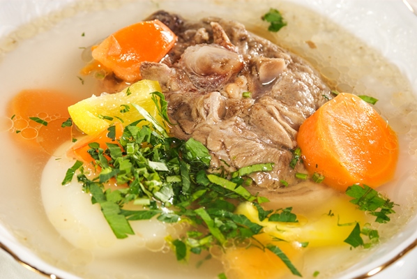 Суп на говяжьем бульоне - рецепт автора Наталья