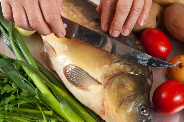cook cooking carp fish - Котлеты из сазана, постный стол