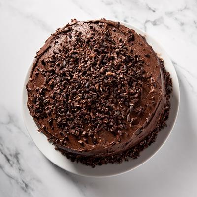 Шоколадный постный торт (видео)