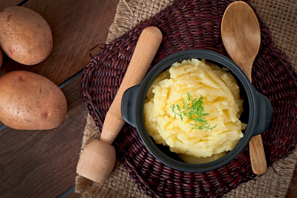 fresh and flavorful mashed potatoes - Картофельные пирожки с грибами