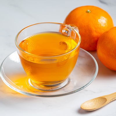 Холодный чай с апельсинами