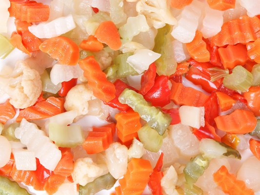 mixed vegetables background - Суп из красной фасоли с овощами