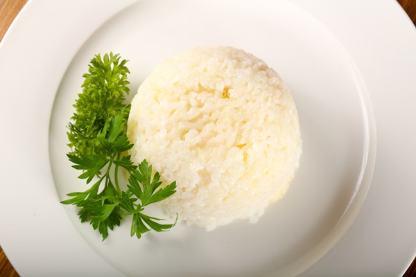 steamed rice - Рисово-рыбные шарики