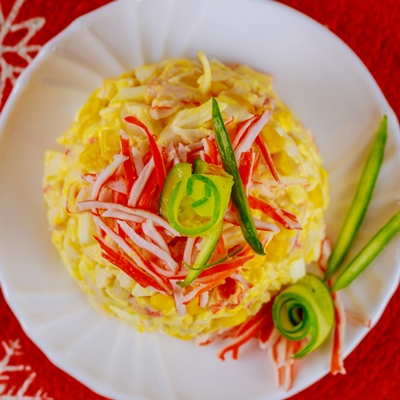 Салат с морепродуктами - пошаговый рецепт с фото | Азбука рецептов