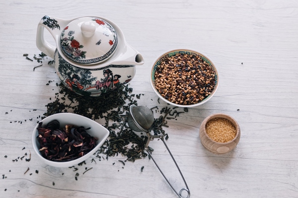 tea brewing supplies - Чай с фруктами и корицей