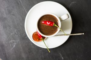 hot chocolate with pepper - Молочно-шоколадный напиток с перцем