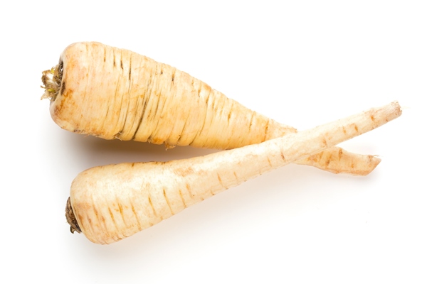 parsnip and persley isolated on the white surface - Рассольник