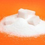 pile of white sugar - Ленивые вареники