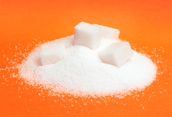 pile of white sugar - Ленивые вареники
