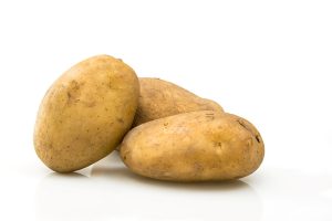 potato isolated on white background close up view - Рассольник