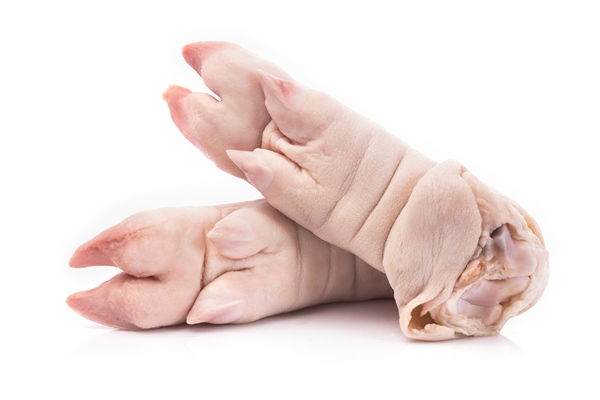 raw pork legs white background - Правила выбора и приготовления мяса