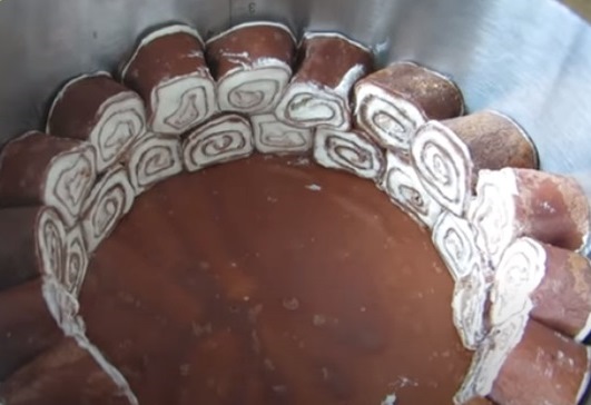 27 - Блинный торт "Пломбир в шоколаде"