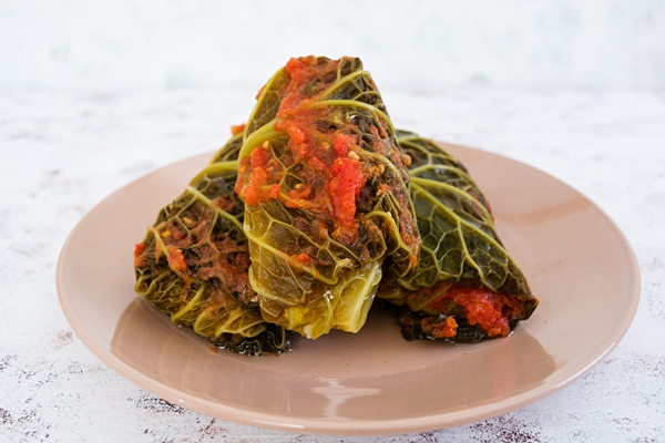 cabbage rolls with savoy leaves - Монастырская кухня: голубцы из пекинской капусты, морковный цимес