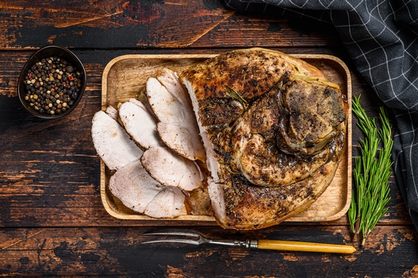 roasted sliced pork ham - Виды кулинарной обработки мяса в домашних условиях