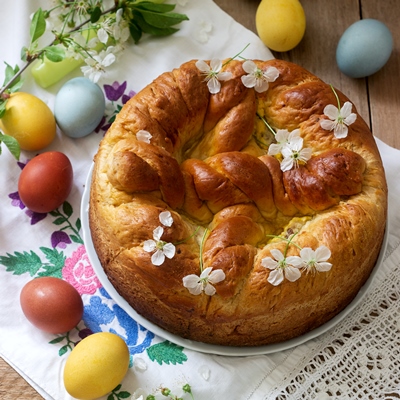 Пасхальный кулич из творога с изюмом и шоколадом рецепт пошагово с фото - как приготовить?