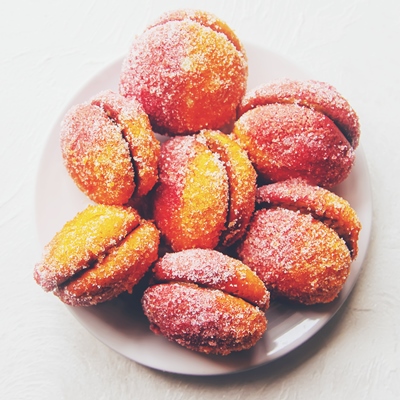 Домашнее печенье “Персики”