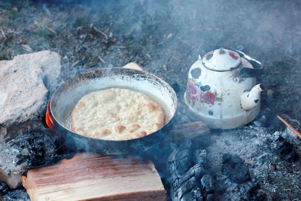 Пирог с черникой в мультиварке. — рецепт для мультиварки