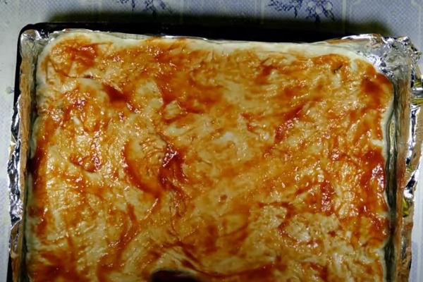 2022 10 03 012 - Постная пицца с шампиньонами, помидорами и кабачками