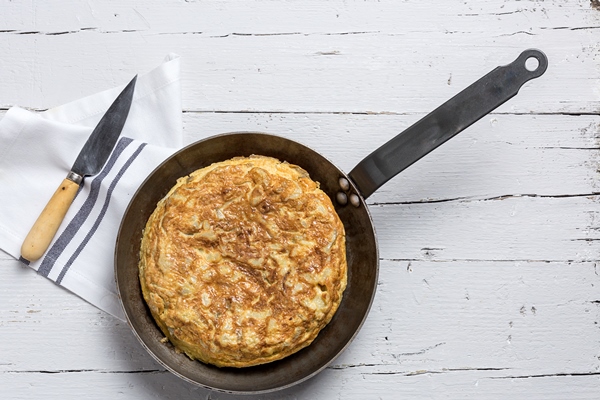 delicious potato omelet - Драчена на сливках, взбитая