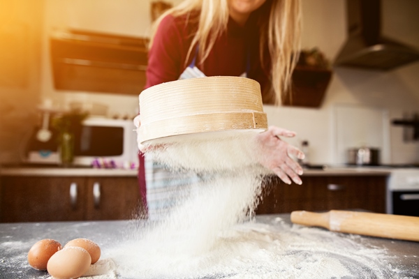 preparation chef dough pizza background - Святочный имбирный пирог