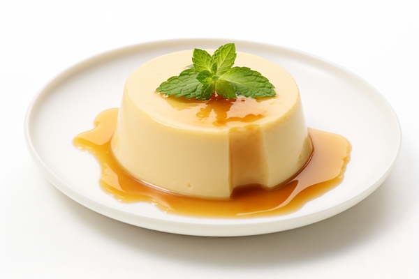 a picture of tofu pudding - title=
