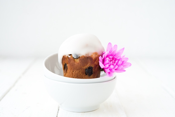 homemade dessert rum baba with white glaze 2 - title=