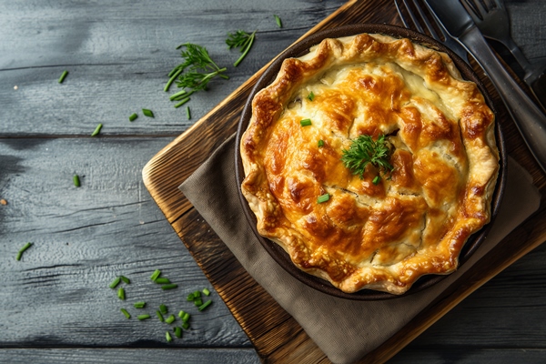 fresh chicken pot pie - Старинный пирог со свежей капустой